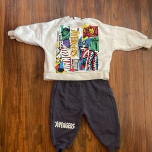 Avengers Sweatshirt and pants outfit